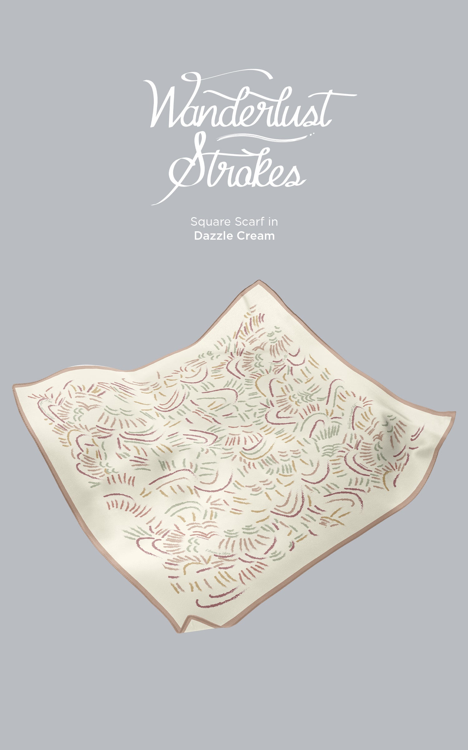 Wanderlust Strokes in Dazzle Cream